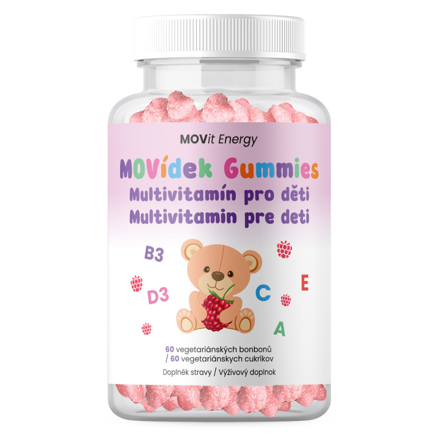 MOVit Energy MOVídek Gummies - Multivitamin для детей 60 шт.